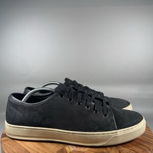 S Vince Austin Men's Size 11 Shoes Black Leather Lace Up Comfort Casual Sneakers